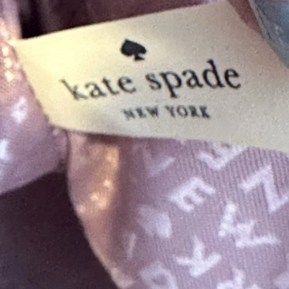 Kate Spade NY Laurel Way Reese Satchel Pink Black Pebbled Leather Crossbody Bag